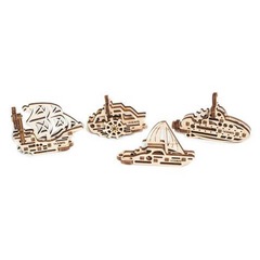 UGears Fidgets Ships Mechanical Models